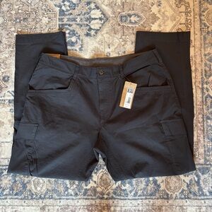 NWT Eddie Bauer Men's Ranger Cargo Pants Gray Cotton